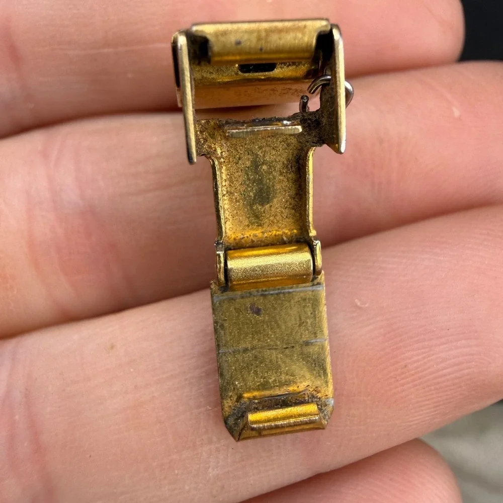 Vintage Seiko Watch Gold Tone McDonalds Logo Engraved EMS NOT RUNNING‎ READ